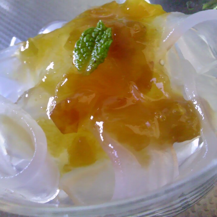 くずきりの梅ソース レシピ 作り方 By Yantasan 楽天レシピ